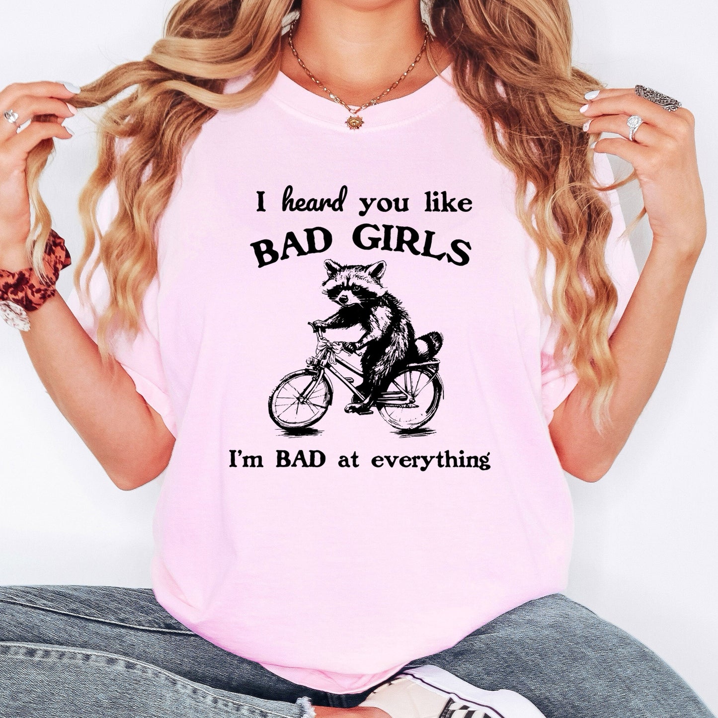 Bad Girls, Raccoon, Funny, Aesthetic Meme, Comfort Colors Tshirt