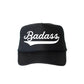 Badass, Sassy, Funny, Black Snapback Trucker Hat