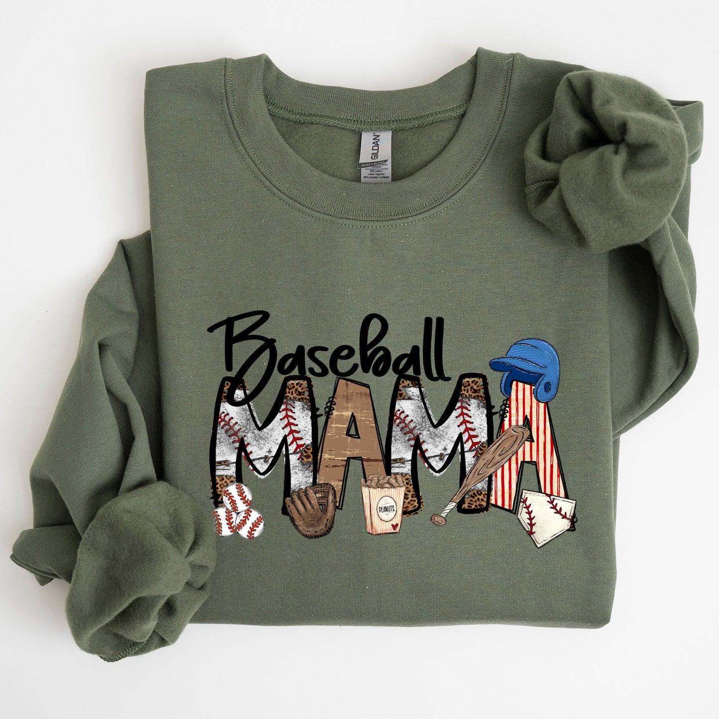 Baseball Mama, Sports, Mother's Day Sweatshirt