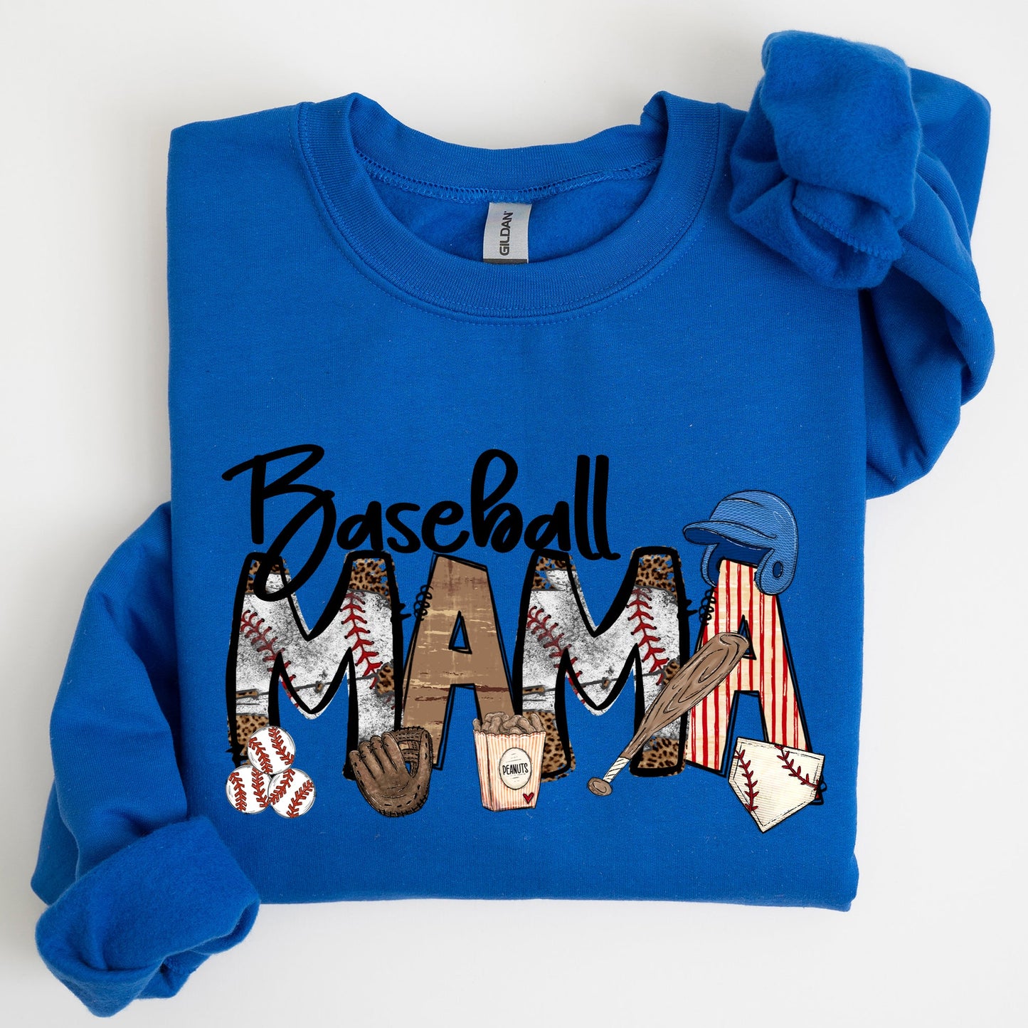 Baseball Mama, Sports, Mother's Day Sweatshirt