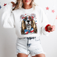 Basset Hound Patriotic Dog, USA, America, Pet Lover, 4th of July Sweatshirt
