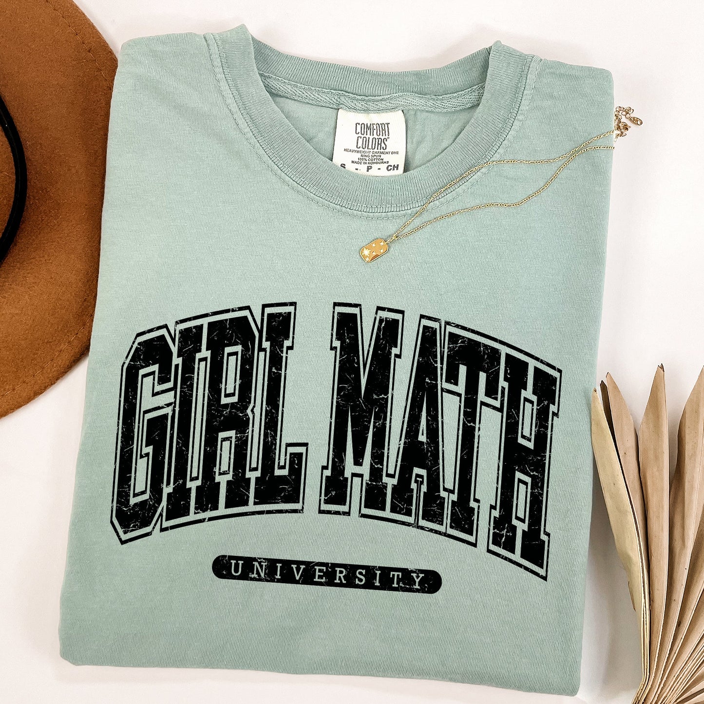 Girl Math University, Trend, Comfort Colors Tee
