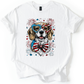 Beagle Patriotic Dog, USA, America, Pet Lover, 4th of July, Soft Style T-Shirt