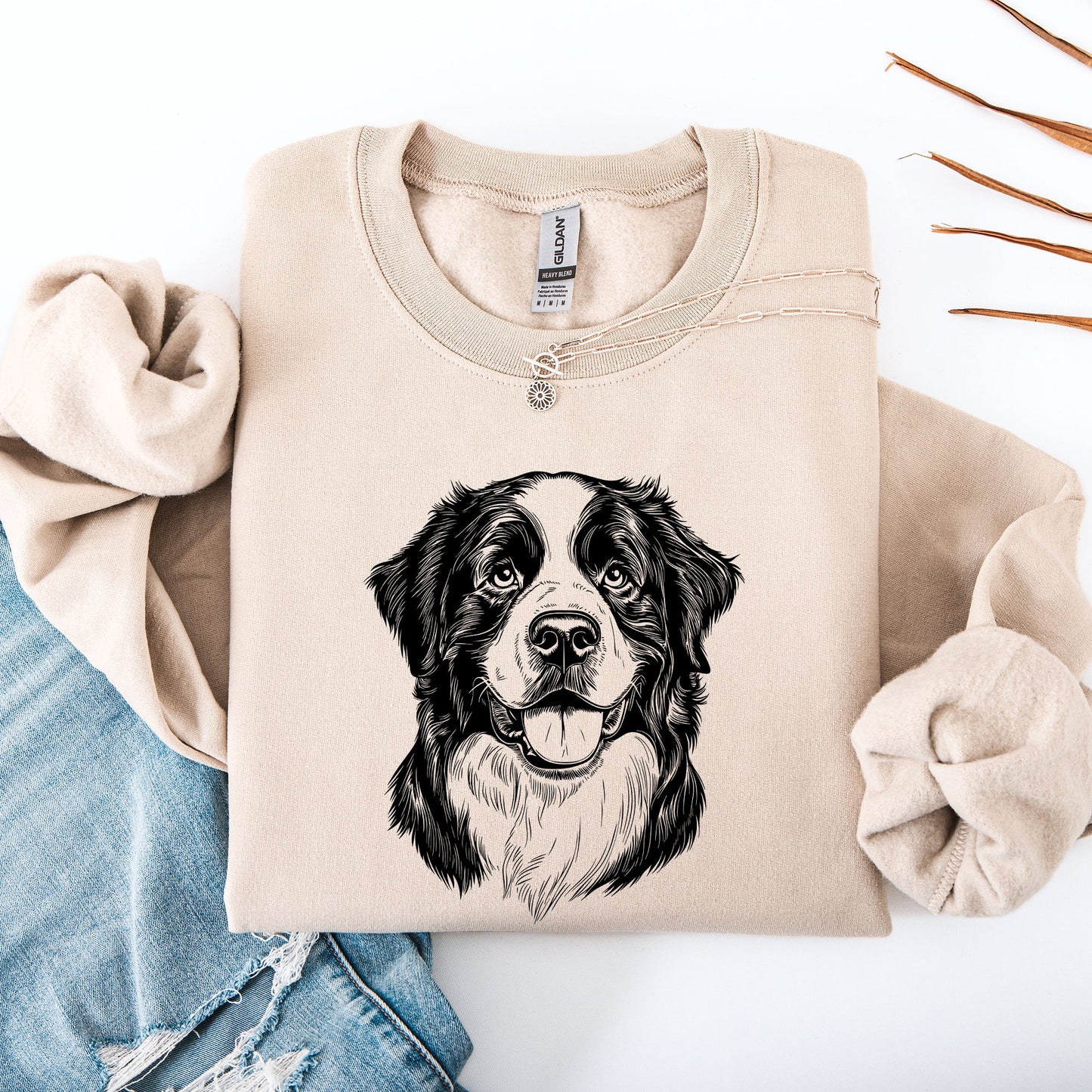 Bernese Mountain, Dog Lover Apparel, Pet, Dog Breed, Cute Sweatshirt