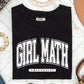 Girl Math University, Trend, Comfort Colors Tee