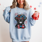 Black Labrador, Lab Patriotic Dog, USA, America, Pet Lover, 4th of July Sweatshirt
