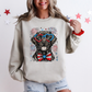 Black Labrador, Lab Patriotic Dog, USA, America, Pet Lover, 4th of July Sweatshirt