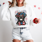 Black Labrador, Lab Patriotic Dog, USA, America, Pet Lover, 4th of July Sweatshirt