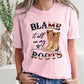 Blame It All On My Roots, Cowboy, Garth, Western, Tshirt Comfort Colors T-Shirt