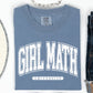 Girl Math University, Trend, Comfort Colors Tee