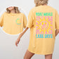 Boat Waves, Sun Rays, Lake Days, Lake Life, Summer, Boating, Lake Hair, Retro, Front and Back, Tshirt Comfort Colors T-Shirt