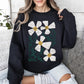 Boho Art Nouveau Flowers, Bold Design Sweatshirt