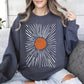 Boho Starburst, Celestial, Retro Sweatshirt