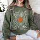 Boho Starburst, Celestial, Retro Sweatshirt