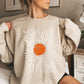 Boho Starburst, Celestial, Retro Sweatshirt