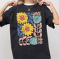 Bold, Gorgeous Abstract Flowers, Boho Floral Design, Summer Vibes, Gardening, Festival, Nature Shirt Comfort Colors T-Shirt