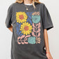 Bold, Gorgeous Abstract Flowers, Boho Floral Design, Summer Vibes, Gardening, Festival, Nature Shirt Comfort Colors T-Shirt