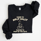 Born To Dilly Dally, Bear, Meme, Aesthetic, Funny Sweatshirt