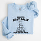 Born To Dilly Dally, Bear, Meme, Aesthetic, Funny Sweatshirt