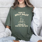 Born To Dilly Dally, Bear, Meme, Aesthetic, Funny, Comfort Colors Tshirt
