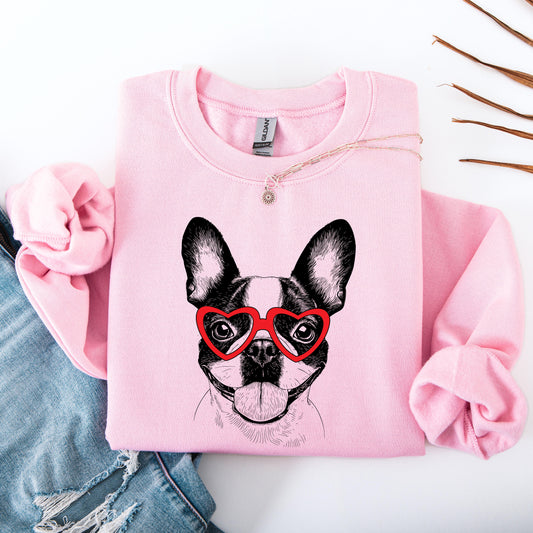 Boston Terrier, Dog Lover Apparel, Pet, Dog Breed, Cute Sweatshirt