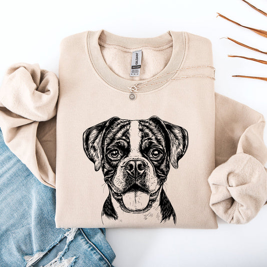 Boxer, Dog Lover Apparel, Pet, Dog Breed, Cute Sweatshirt
