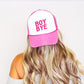 Boy Bye, Sassy, Funny, Bright Pink Snapback Trucker Hat