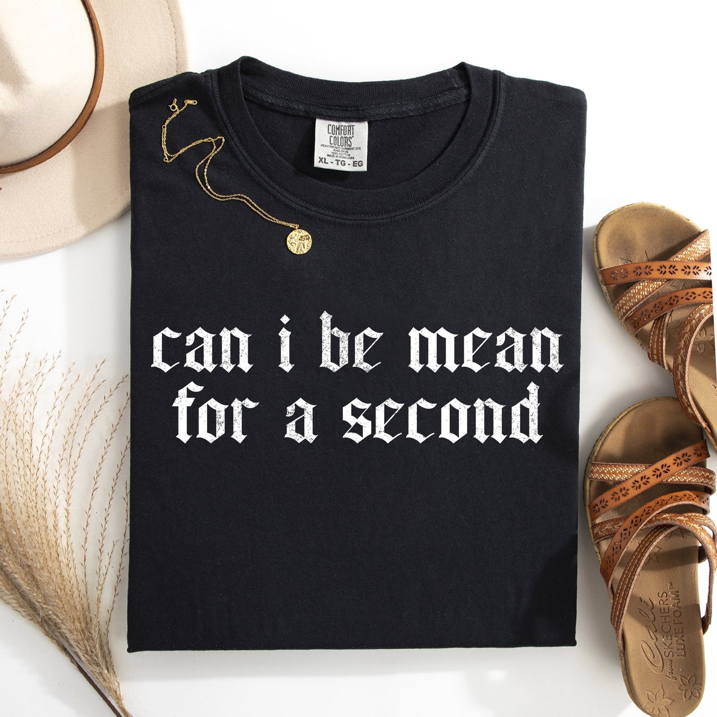 Can I Be Mean For A Second, Sassy, Funny, Sarcastic Tshirt Comfort Colors T-Shirt
