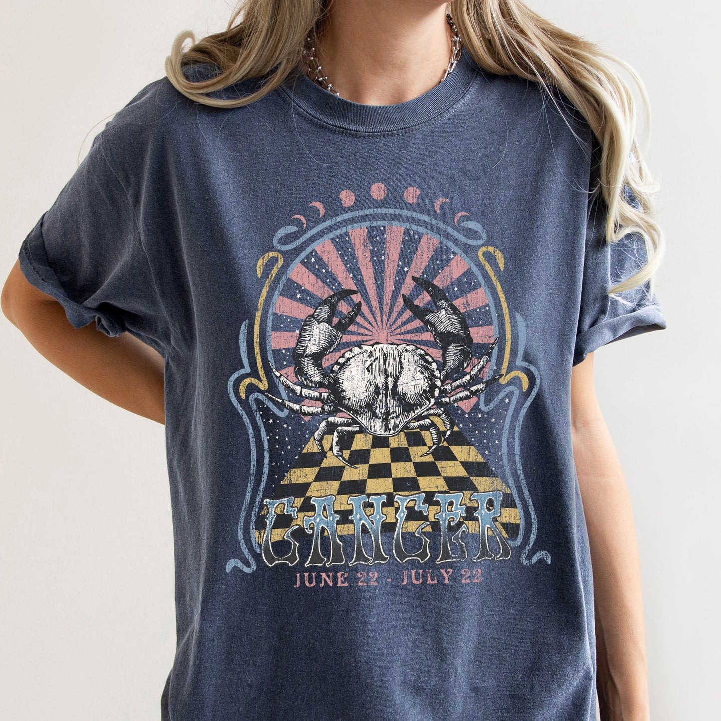 Cancer Zodiac Comfort Colors Tees, Horoscope, Astrology