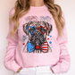 Cane Corso Patriotic Dog, USA, America, Pet Lover, 4th of July Sweatshirt