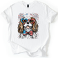 Cavalier King Charles Spaniel Patriotic Dog, USA, America, Pet Lover, 4th of July, Soft Style T-Shirt