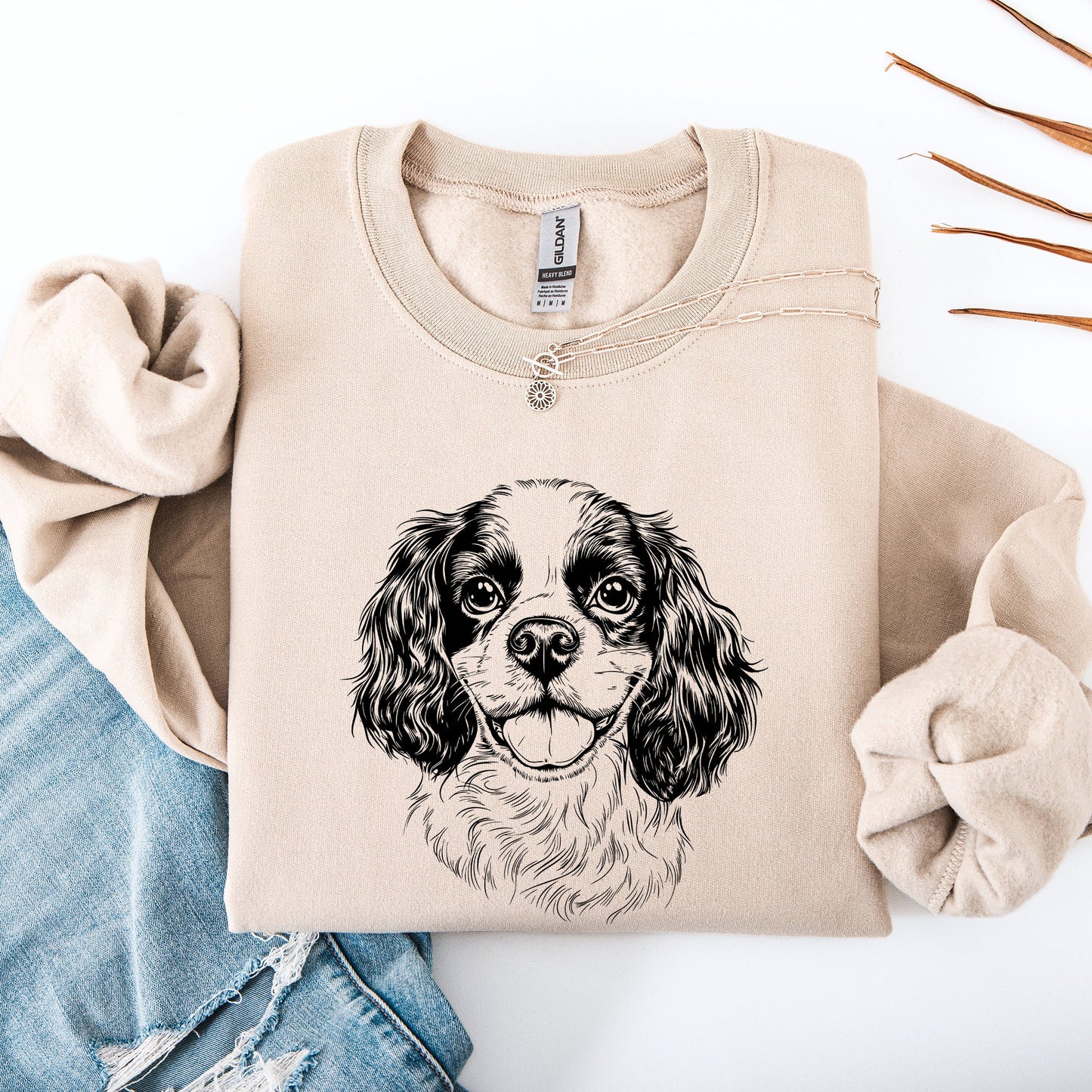 Cavalier King Charles , Dog Lover Apparel, Pet, Dog Breed, Cute Sweatshirt