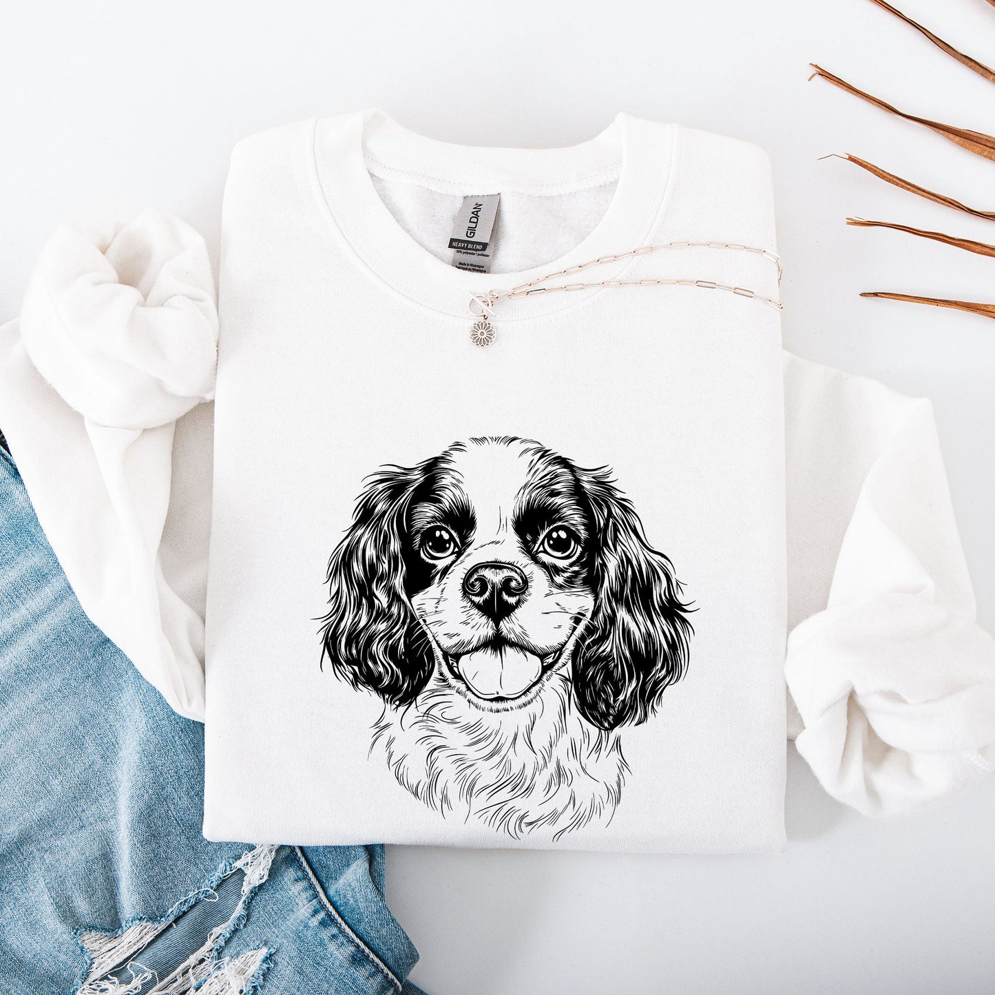 Cavalier King Charles , Dog Lover Apparel, Pet, Dog Breed, Cute Sweatshirt