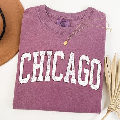 Chicago, Football, Sports, Game Day, Big Game, Touchdown, Tailgate Party, University, College, State Tshirt Comfort Colors T-Shirt