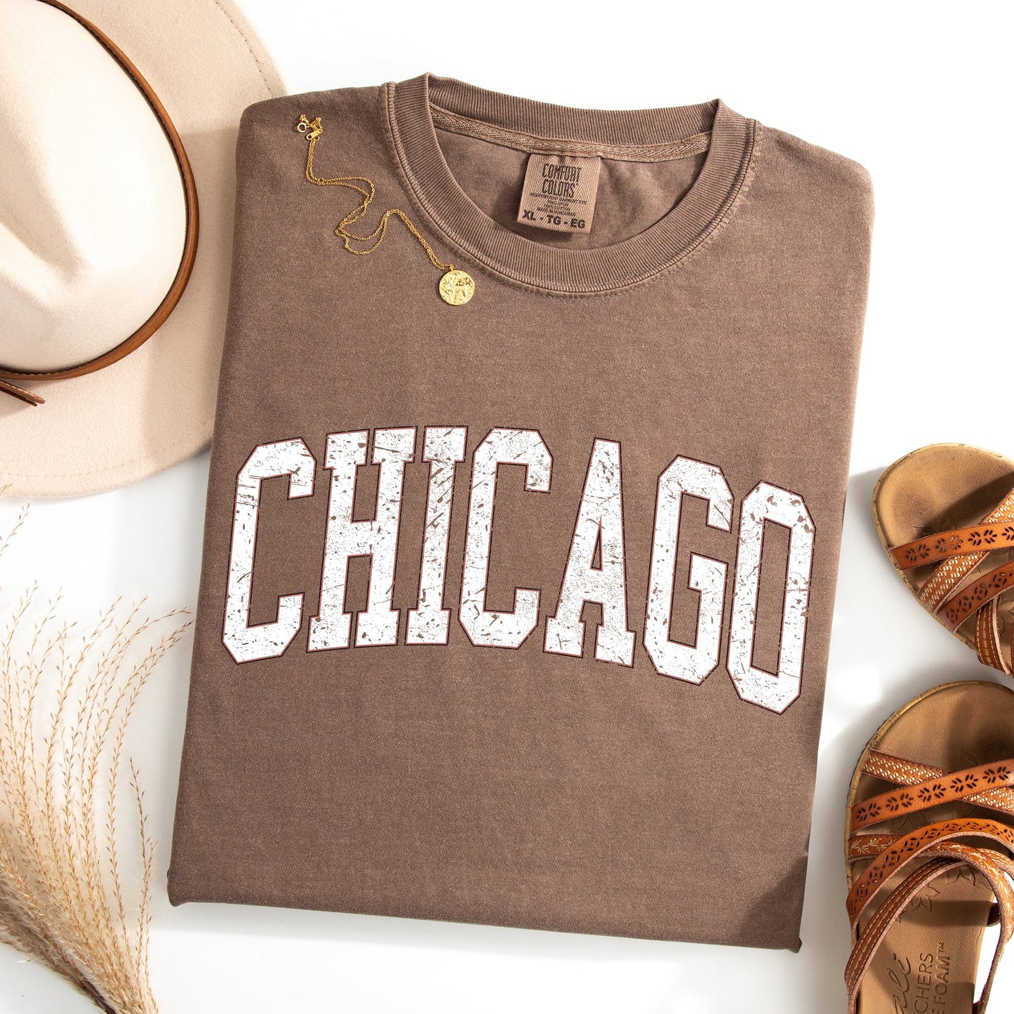 Chicago, Football, Sports, Game Day, Big Game, Touchdown, Tailgate Party, University, College, State Tshirt Comfort Colors T-Shirt