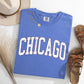 Chicago, Football, Sports, Game Day, Big Game, Touchdown, Tailgate Party, University, College, State Tshirt Comfort Colors T-Shirt