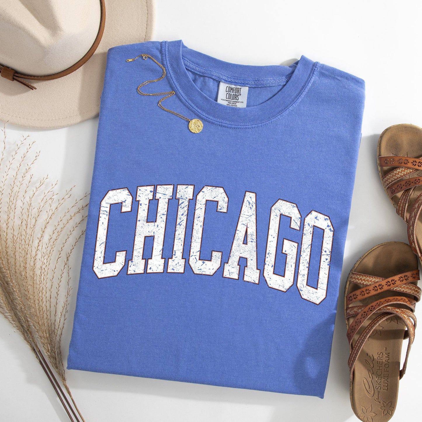 Chicago, Football, Sports, Game Day, Big Game, Touchdown, Tailgate Party, University, College, State Tshirt Comfort Colors T-Shirt