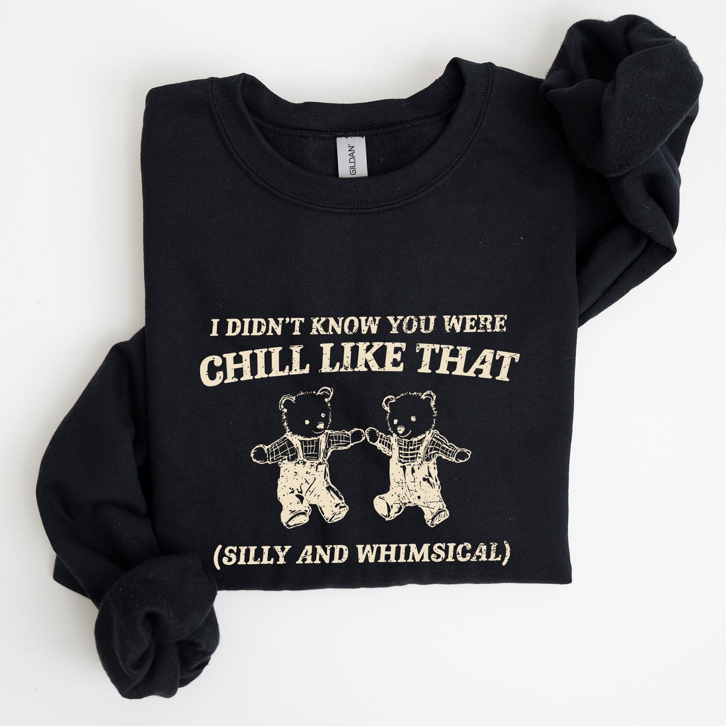 Chill Bears, Meme, Aesthetic, Funny Sweatshirt