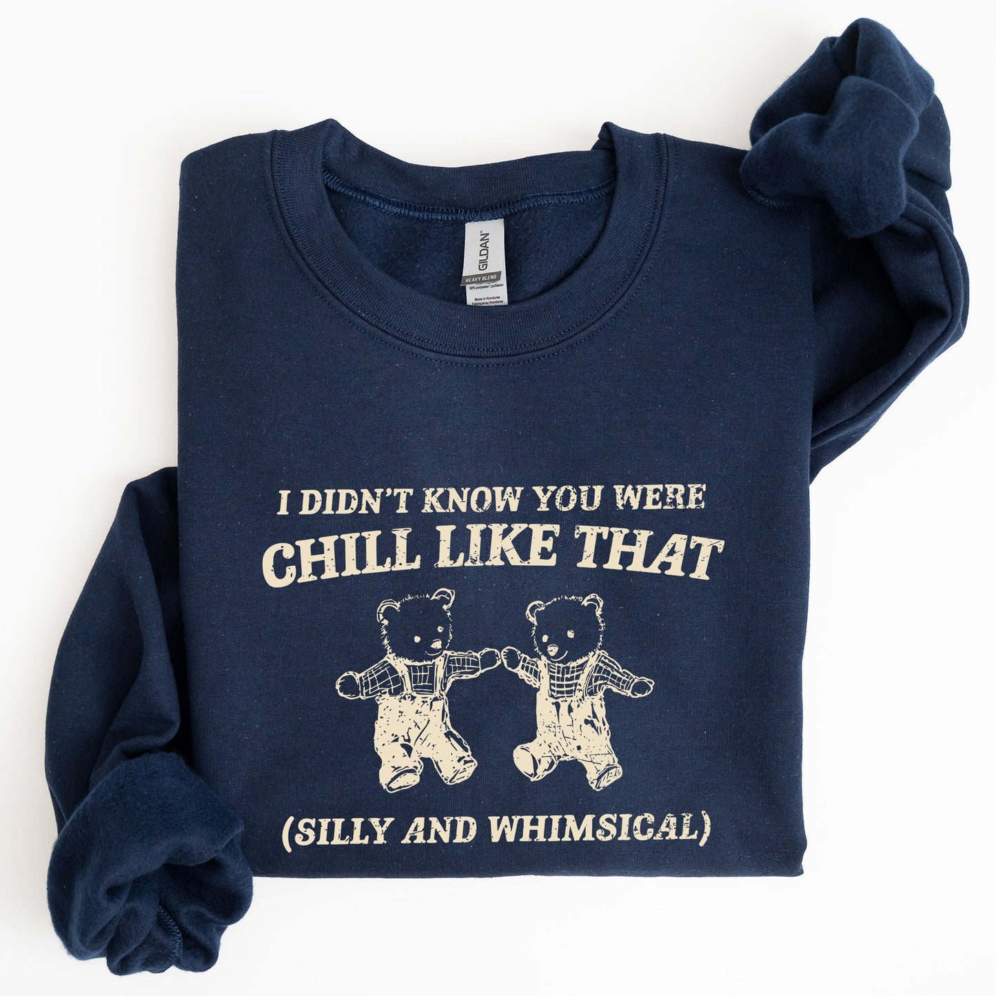 Chill Bears, Meme, Aesthetic, Funny Sweatshirt