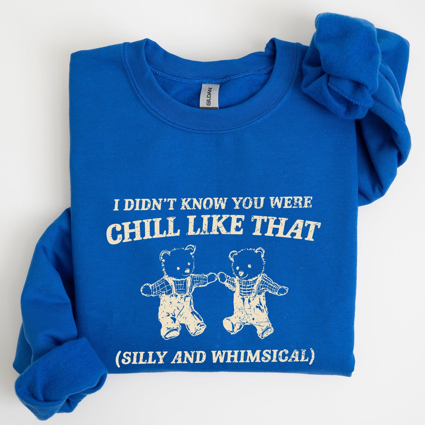 Chill Bears, Meme, Aesthetic, Funny Sweatshirt