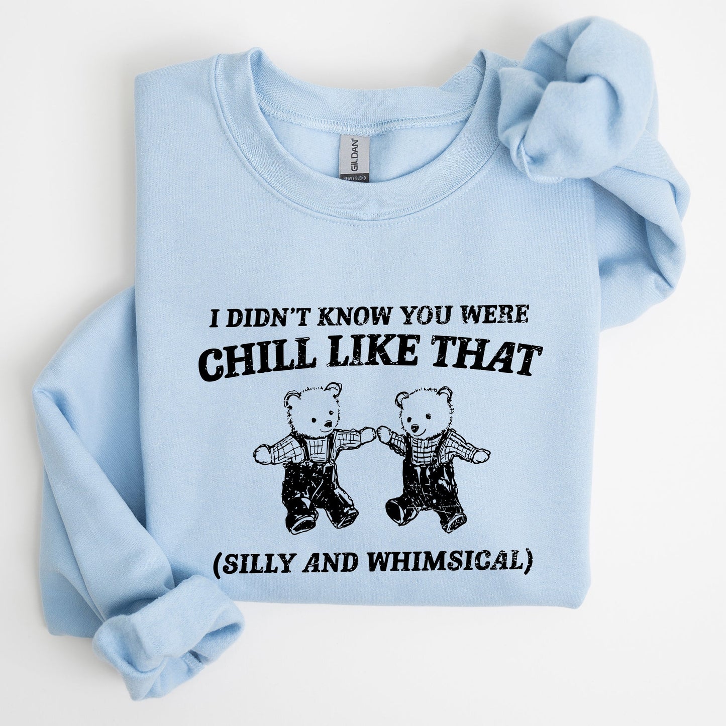 Chill Bears, Meme, Aesthetic, Funny Sweatshirt