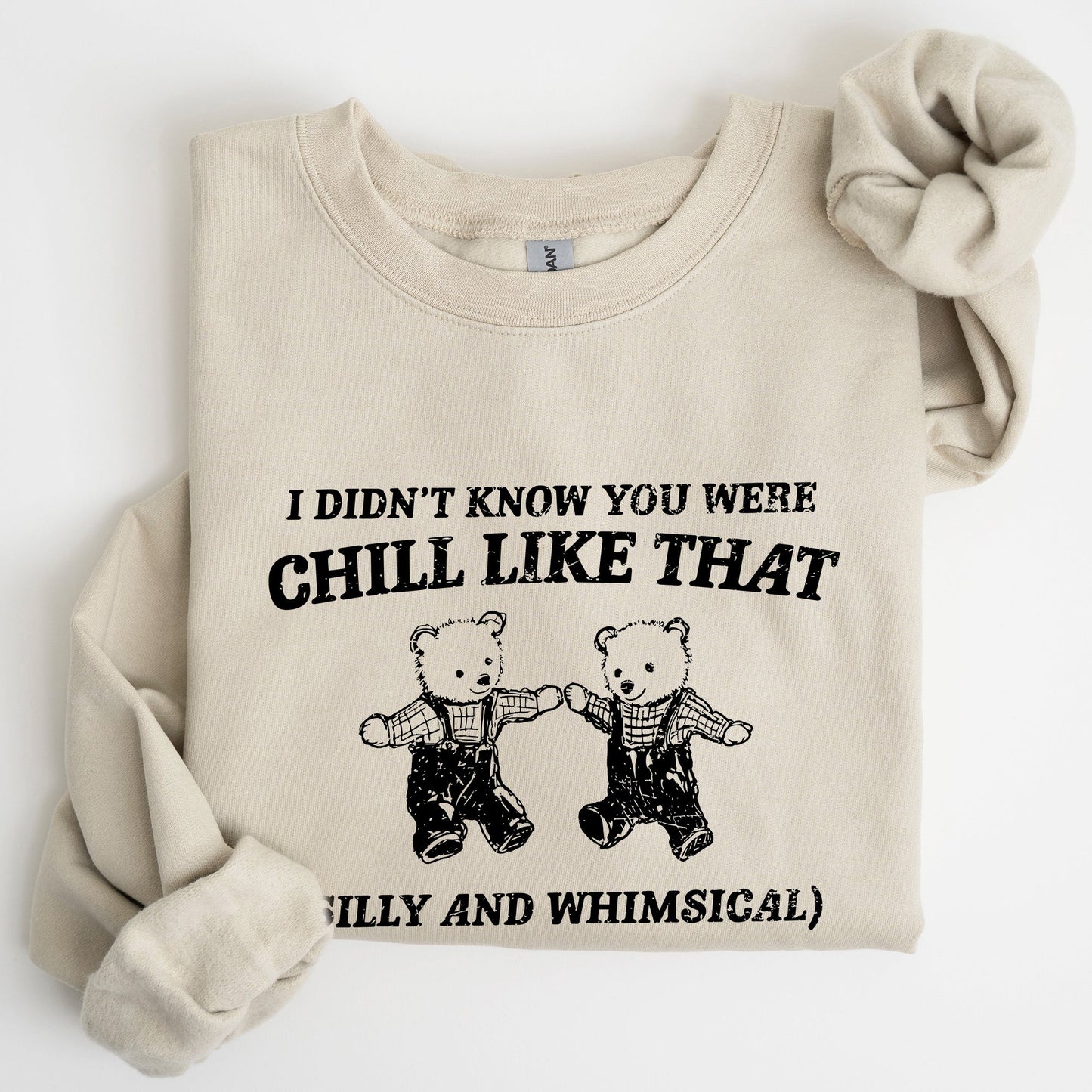 Chill Bears, Meme, Aesthetic, Funny Sweatshirt