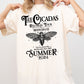 Cicadas Reunion Tour, Summer 2024, Nature Lover, Double Brood, XIII, XIX, Outdoors, Concert Shirt Comfort Colors T-Shirt