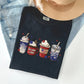 Coffee Lovers, America, Patriotic, 4th of July Tshirt Comfort Colors T-Shirt