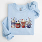 Coffee Lovers, America, Patriotic, 4th of July Sweatshirt