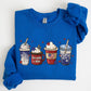 Coffee Lovers, America, Patriotic, 4th of July Sweatshirt