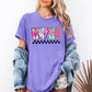 Colorful Mama, Bright, Checkered, Retro Comfort Colors T-Shirt