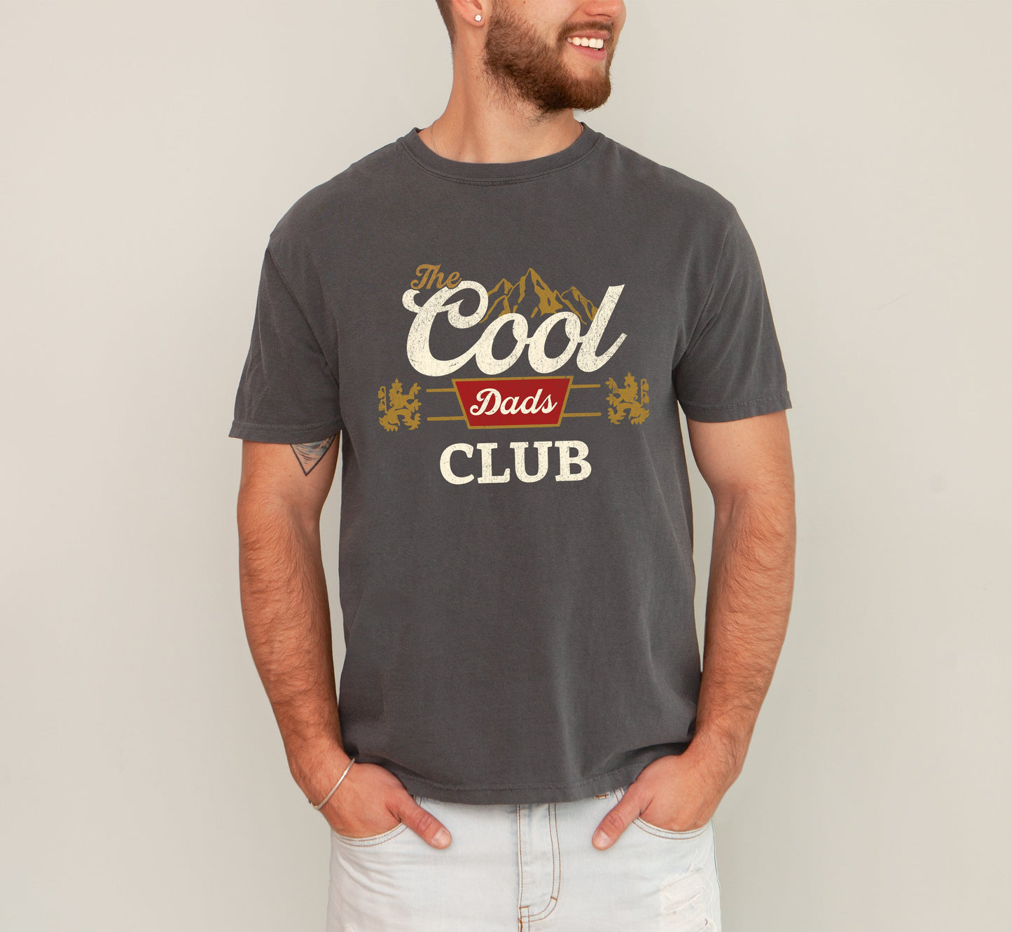 Cool Dads Club, Beer, Retro, The Man, The Myth, The Legend, Father's Day, Father Tshirt Comfort Colors T-Shirt