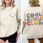 Cool Sisters Club, Front Back, Sisters Era Sweatshirt
