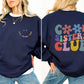Cool Sisters Club, Front Back, Sisters Era Sweatshirt